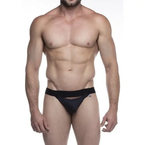 Jockstrap Suplex Preto com Abertura Frontal – Conforto, Estilo e Funcionalidade | SD Clothing