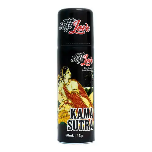 Óleo para Massagem em Aerossol Sensual Kama Sutra Soft Love 50 Ml