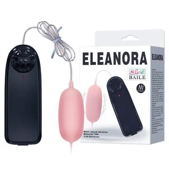 Bullet em TPR Multivelocidade com Controle por Fio Eleanora LyBaile 9 x 3,4 cm