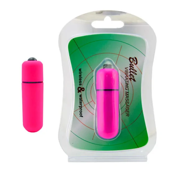 Mini Bullet Rosa Pink 10 Modos de Vibração 5,5 cm Massager
