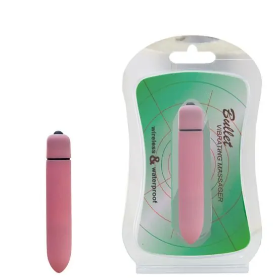 Bullet com 10 Modos de Vibrações na Cor Rosa Baby Bullet Vibra Ting Massager 8,5 x 1,5 cm
