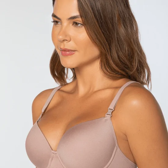 Sutiã com bojo adulto comfort + Loba - nude