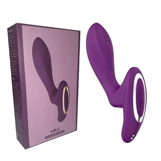 Vibrador de ponto G e clitóris com dedilhar roxo / Tapping - MR.Z - S-Hande