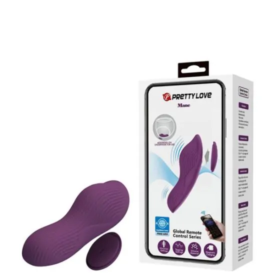 Vibrador Recarregável para Calcinha com Ímã e Controle via Aplicativo à Distância – PRETTY LOVE MANE