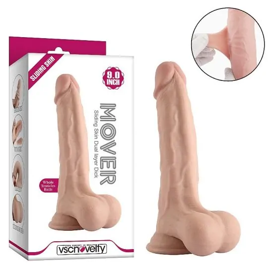 Pênis Super Realístico com Dupla Camada - MOVER 4 - 23,0 x 4,6cm - SI